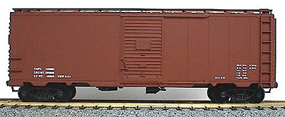 AAR 40' Single-Door Steel Boxcar - Kit (Plastic) -- Data Only (Mineral Red)