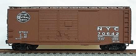 40' AAR Double-Door Boxcar - Kit (Plastic) -- New York Central