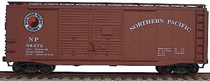 40' AAR Double-Door Boxcar - Kit (Plastic) -- Northern Pacific