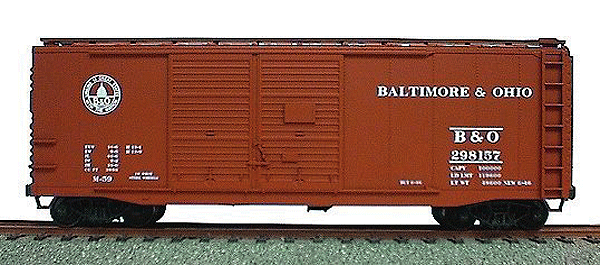 40' AAR Double-Door Boxcar - Kit (Plastic) -- Baltimore & Ohio