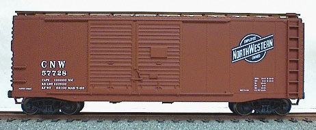 40' AAR Double-Door Boxcar - Kit (Plastic) -- Chicago & North Western (Oxide)