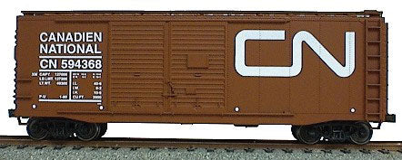 40' AAR Double-Door Boxcar - Kit (Plastic) -- Canadian National (Oxide)