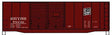 ACF 2-Bay Covered Hopper - Kit -- Soo Line #75936 (Boxcar Red, black)