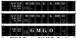 AAR 41' Steel Gondola 3-Pack - Kit -- Gulf, Mobile & Ohio #13907, 14086, 48012 (black, white)