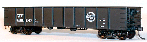 AAR 41' Steel Gondola - Kit (Plastic) -- Missouri Pacific (black)