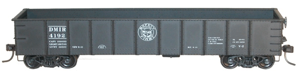 AAR 41' Steel Gondola - Kit -- Duluth, Missabe & Iron Range #4192 (black)