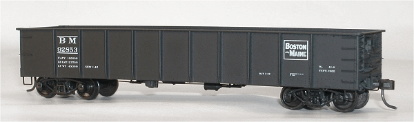 41' AAR Steel Gondola 3-Pack -- Boston & Maine