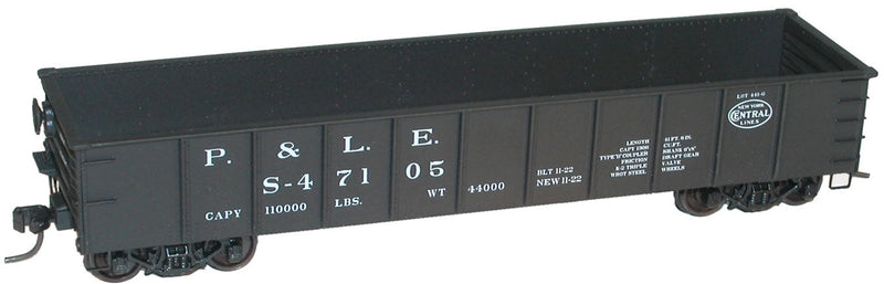 AAR 41' Steel Gondola - Kit -- Pittsburgh & Lake Erie (black, NYC System Logo)