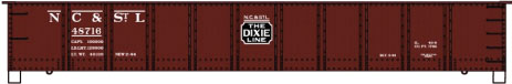 AAR 41' Steel Gondola - Kit -- Nashville, Chattanooga & St. Louis (Boxcar Red)