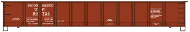 AAR 41' Steel Gondola - Kit -- Union Pacific (Boxcar Red)