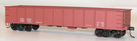 AAR 41' Steel Gondola - Kit (Plastic) -- Data Only (Oxide Red)