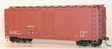 40' Combination Door Steel Boxcar - Kit (Plastic) -- Data Only (Mineral Red)