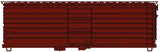 Milwaukee Road 40' Rib-Side Boxcar - Phase I Long Rib - Kit -- Undecorated-1