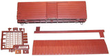 Milwaukee Road 40' Rib-Side Boxcar - Phase I Long Rib - Kit -- Undecorated-2