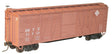 40' Single-Sheathed Wood Boxcar w/Wood Doors & Wood Ends - Kit -- Erie #71924 (Boxcar Red, Small Diamond Logo)
