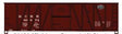 40' Single-Sheathed Wood Boxcar w/Wood Doors & Wood Ends - Kit -- Michigan Central 80674 (Boxcar Red, black New York Central System Logo)