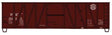 40' Single-Sheathed Wood Boxcar with Wood Doors and Wood Ends - Kit -- Pacific Electric #10295 (Boxcar Red)