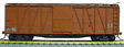 40' Single-Sheathed Wood Boxcar w/Wood Doors & Wood Ends - Kit -- Data Only (Oxide)-1