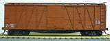 40' Single-Sheathed Wood Boxcar w/Wood Doors & Wood Ends - Kit -- Data Only (Oxide)-2