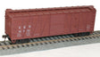 40' Single-Sheathed Wood Boxcar w/Wood Doors & Steel Ends - Kit -- Louisville & Nashville #47906 (Boxcar Red)