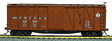40' Single-Sheathed Wood Boxcar w/Steel Doors & Ends - Kit -- Pennsylvania Railroad