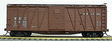 40' Single-Sheathed Wood Boxcar w/Steel Doors & Ends - Kit -- Reading