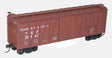 40' Single-Sheathed Wood Boxcar w/Steel Doors & Ends - Kit -- Texas & Pacific #30467 (Boxcar Red)