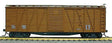 40' Single-Sheathed Wood Boxcar w/Steel Doors & Ends - Kit -- Data Only (Mineral Red)