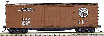 USRA 40' Double-Sheathed Wood Boxcar - Kit -- Cotton Belt
