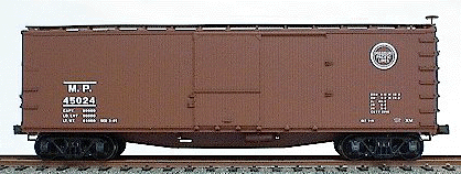 USRA 40' Double-Sheathed Wood Boxcar - Kit -- Missouri Pacific (Mineral Red)