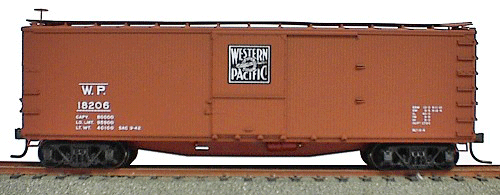 USRA 40' Double-Sheathed Wood Boxcar - Kit -- Western Pacific