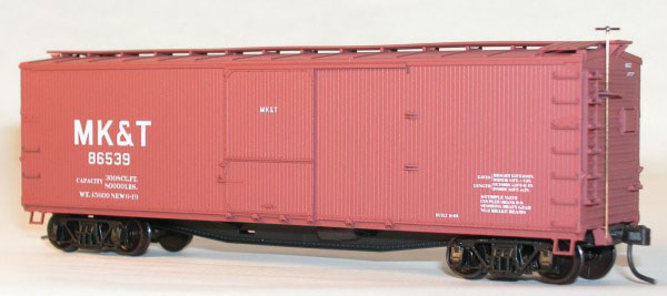 USRA 40' Double-Sheathed Wood Boxcar - Kit -- Missouri-Kansas-Texas