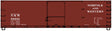 USRA 40' Double-Sheathed Wood Boxcar - Kit -- Norfolk & Western #68492 (Boxcar Red)