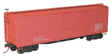 USRA 40' Double-Sheathed Wood Boxcar - Kit -- Data Only (oxide, As-Built 1919 Lettering Style)