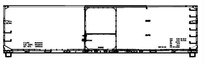 USRA 40' Double-Sheathed Wood Boxcar - Kit -- Data Only - Mineral Red Body