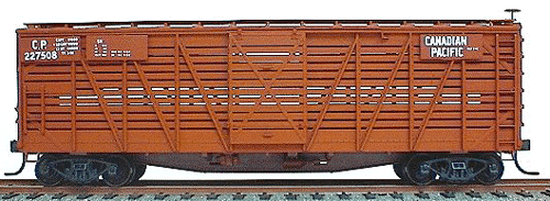 40' Wood Stock Car - Kit (Plastic) -- Canadian Pacific