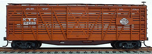 40' Wood Stock Car - Kit (Plastic) -- New York Central-1