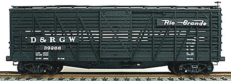 40' Wood Stock Car - Kit (Plastic) -- Denver & Rio Grande Western