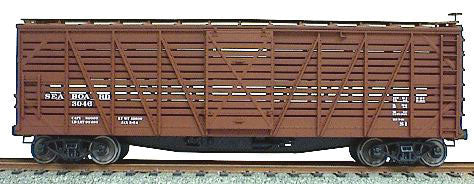 40' Wood Stock Car - Kit (Plastic) -- Seaboard (Mineral Red)