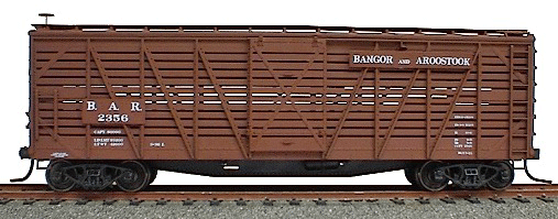40' Wood Stock Car - Kit (Plastic) -- Bangor & Aroostook-1