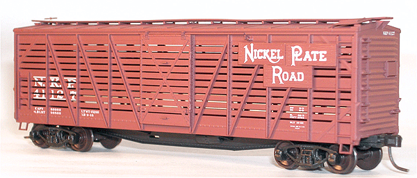 40' Wood Stock Car - Kit (Plastic) -- Nickel Plate Road-1