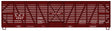 40' Wood Stock Car - Kit -- Northwestern Pacific #4527 (Boxcar Red)