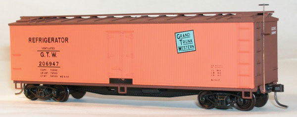 40' Wood Reefer - Plastic Kit -- Grand Trunk Western
