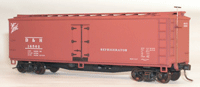 40' Wood Reefer - Plastic Kit -- Delaware & Hudson