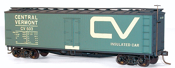 40' Wood Reefer - Plastic Kit -- Central Vermont