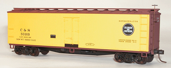 40' Wood Reefer - Plastic Kit -- Colorado & Southern