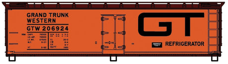40' Wood Reefer - Kit -- Grand Trunk Western 206924 (orange, black, Large GT Logo)