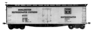 Early 40' Wood Reefer - Kit -- North Western Refrigerator Line NWX #84095 (gray, Boxcar Red)-1