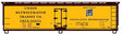 Early 40' Wood Reefer - Kit -- Soo Line URTX #50624 (yellow, Boxcar Red, $oo Logo)