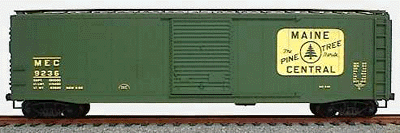 50' Single-Door Riveted-Side Boxcar - Kit -- Maine Central (green)